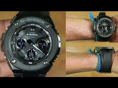 Casio G-shock G-STEEL GST-S100G-1B FULL BLACK : UNBOXING
