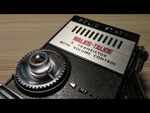 HOW CAN ANYTHING MADE IN 1965 STILL WORK SO GOOD? - PARTY 4 TRANSISTOR WALKIE TALKIES