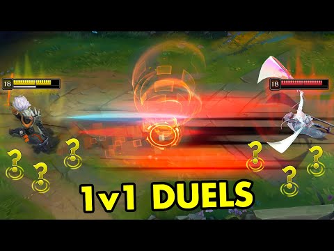 BEST 1v1 DUELS (Support Thresh vs Zed, Ekko vs Katarina...)