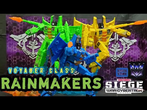 VLOG 105: SIEGE RAINMAKERS (Review in 9 minutes!) #Transformers #StopMotion #Seekers