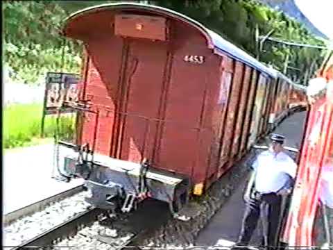 SWISS RAILWAY JOURNEYS 4. FURKA-OBERALP BAHN. BRIG TOWARDS ANDERMATT. 2000