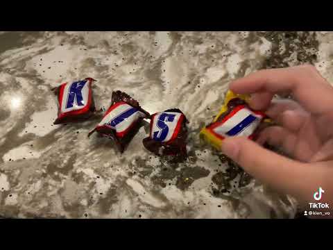 I found the golden snickers wrapper