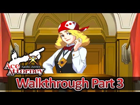 Apollo Justice: Ace Attorney 3DS Walkthrough Part 3 (HQ) No Commentary