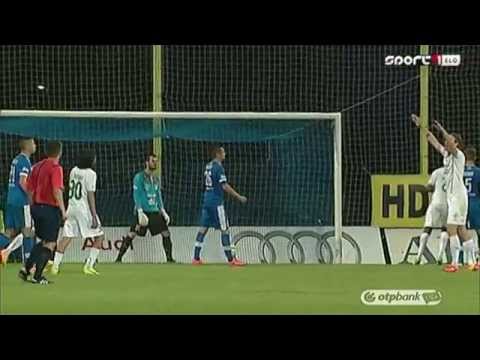 Djordevic gólja  a Győri ETO FC - Mezőkövesd Zsóry FC mérkőzésen