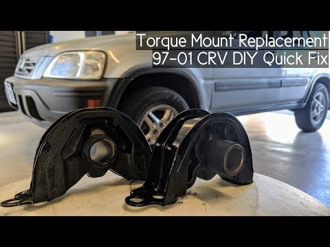 How To Replace Torque Mount (Front Engine Mount) on 97-01 Honda CRV