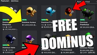 How To Get Free Dominus - catalog free free roblox dominus