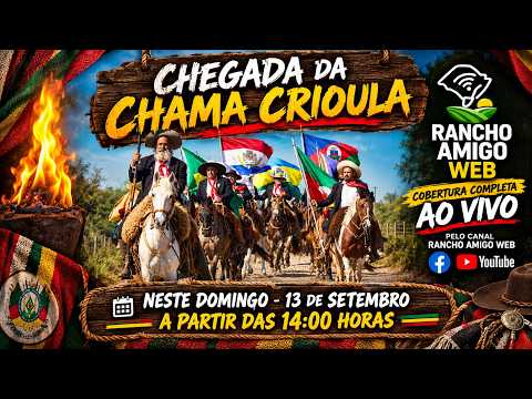 CHEGADA DA CHAMA CRIOULA DE QUARAÍ