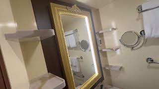CARNIVAL VENEZIA OCEAN VIEW CABIN, ROOM TOUR, #3229 