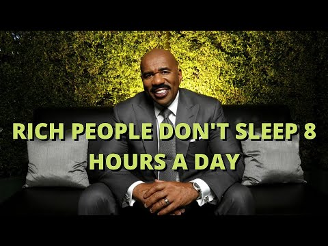 RICH PEOPLE DONT SLEEP 8 HOURS A DAY | STEVE HARVEY | 2021 Motivational Speec