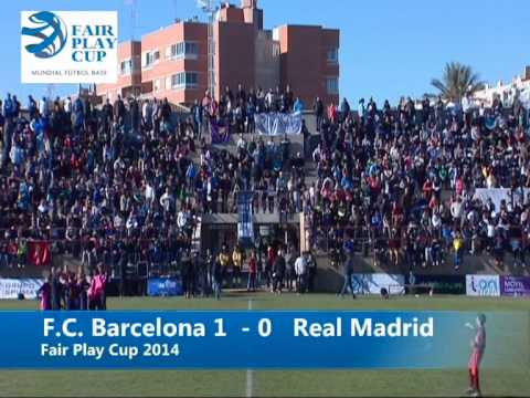 Final Real madrid vs F.C.  Barcelona alevin 2014