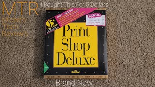 Print Shop Deluxe For MS-DOS and Windows Unboxing
