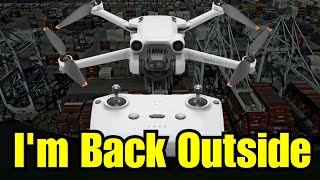 I'm Back Outside!! - First Flight w/ RC-N1 Controller & DJI Mavic Mini 3 Pro