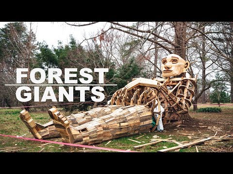 Thomas Dambo’s Giant Scrap Wood Forest Trolls