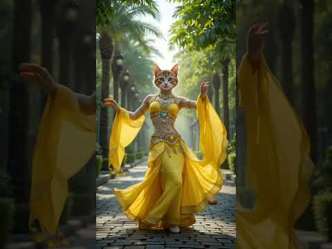 ❤️ Cat Belly Dance 😺 Billi Ke Thumke 👌 #trending #shorts #catvideos #catdance