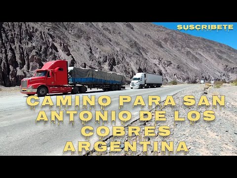 Así es la carretera para SAN ANTONIO DE LOS COBRES argentina SALTA ruta nacional NRO 51