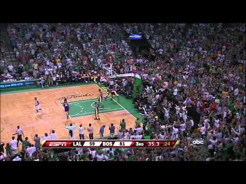 Seven years ago, former Celtic Leon Powe took over the NBA Finals