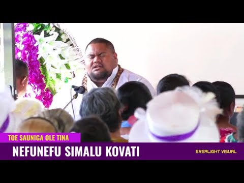 Lani Alo Tribute Song for Nefunefu Simalu Kovati.  Ua nanea ua lava lea mo a'u.