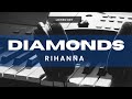 Rihanna - Diamonds (Lower Key) Piano Karaoke