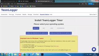 How to register in Team Logger.