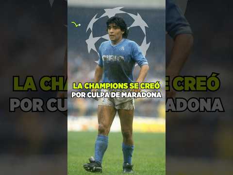 🏆 EL PARTIDO QUE PROVOCÓ EL NACIMIENTO DE LA CHAMPIONS LEAGUE 😳¡CULPA DE MARADONA! #futbol #historia