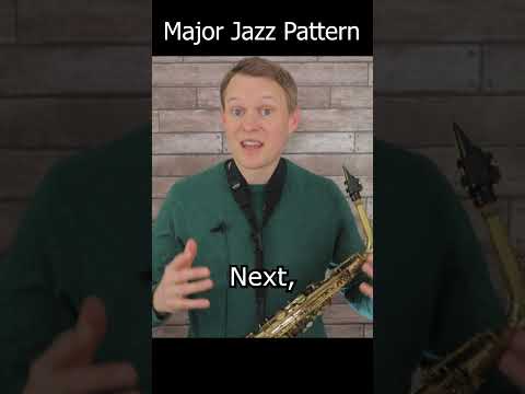 Major Jazz Pattern! #jazz #saxophone #pattern