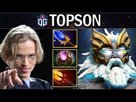 OG.TOPSON ZEUS WITH AGHANIMS-DAGON - DOTA 2 7.30 GAMEPLAY