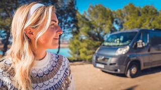 Paradise Vanlife Camping in Granada, Spain, I Found a Secret Hot Spring