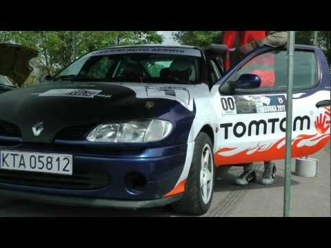 1 Zamkowy Wyścig Dębno 2012 - Robert Tulicki / Klaudia Więcław - Renault Megane Coupe