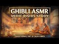Ghibli Vedic Study ASMR Study With Me Ghibli Relaxing ASMR