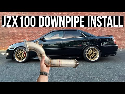 Odysseyfab JZX100 Chaser Downpipe Install