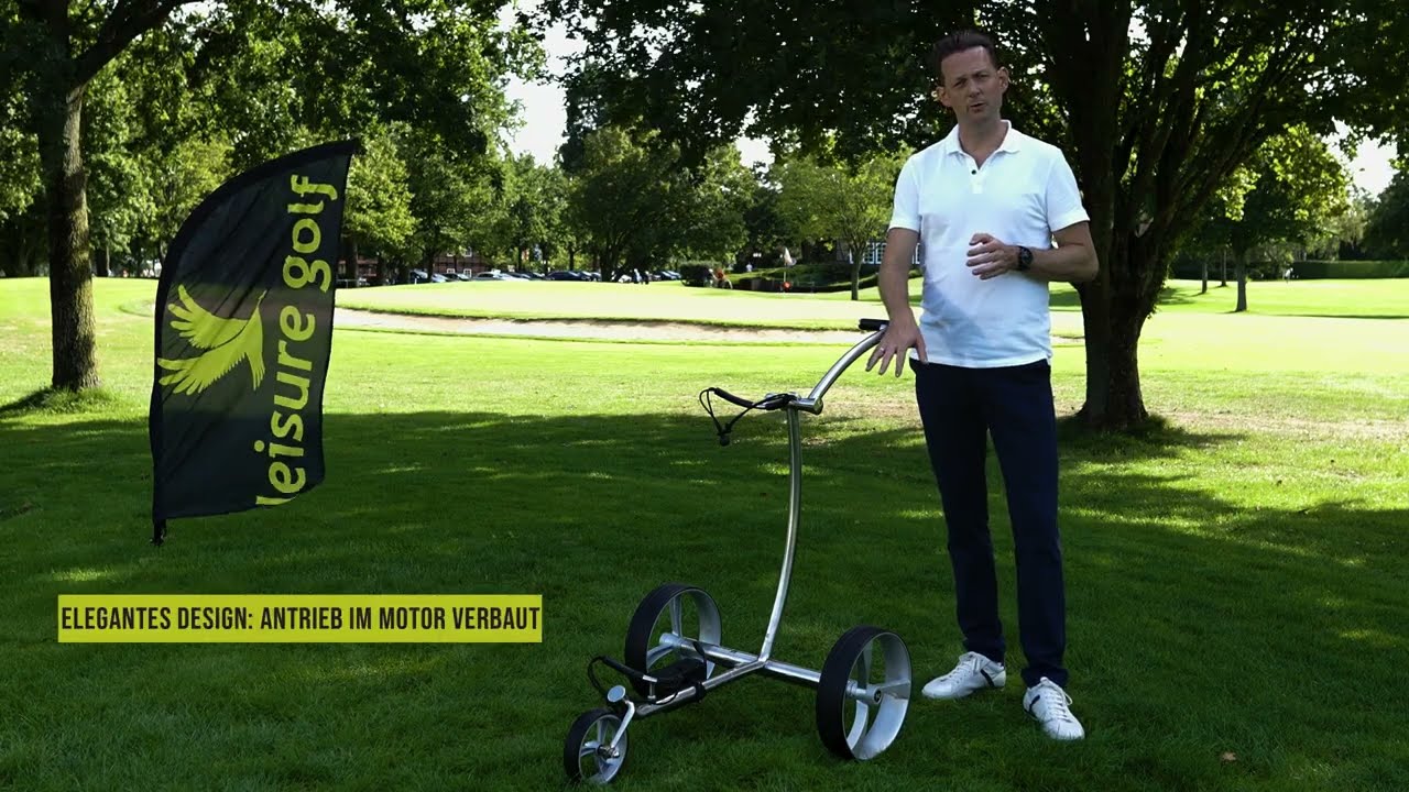 Video: Leisure Golf Taurus Slim Line Elektrotrolley