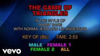 Bobby Bare with Norm Jean & Liz Anderson - The Games Of Triangles (Karaoke)