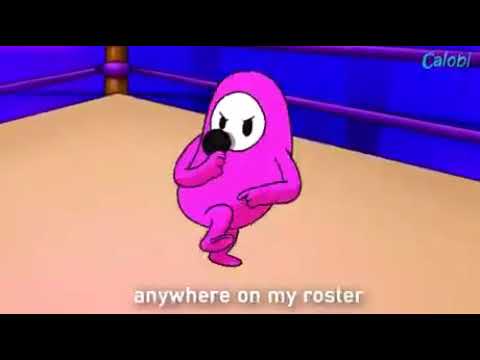 among us vs fall guys funny rap!!