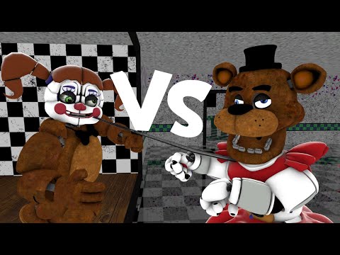 [SFM/FNAF] funny parody of Circus Baby VS Freddy Fazbear