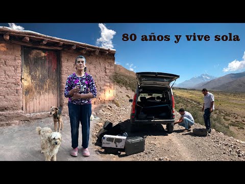 155 Vive sola al pie de la 🏔 Cordillera de Los Andes con 80 años.- Estancias y Tradiciones