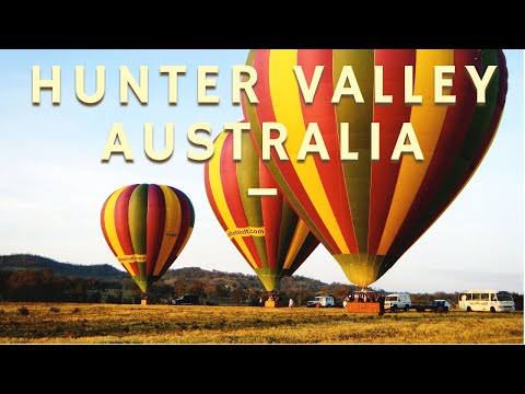 Hot air balloon ride in the Hunter valley