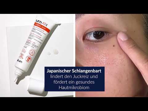 Sofortpflege bei gereizten Augenlidern: das LETI AT4 Augenlid Gel.