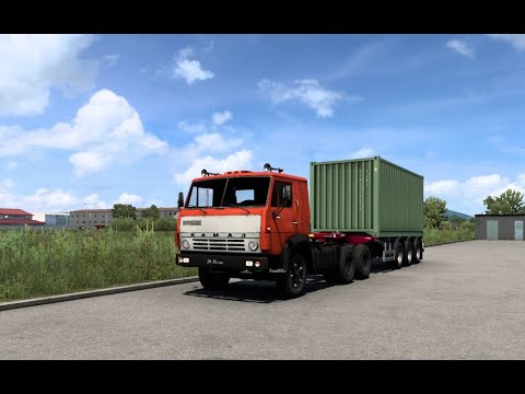 KAMAZ 5410 İLE VİRAJLI YOLLAR//YAŞLI DEDE ASFALTA MEYDAN OKUDU IPROJECT KATASHİME HARİTASI