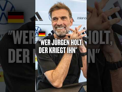 Klopp sorgt für Lacher bei DFB-PK: 