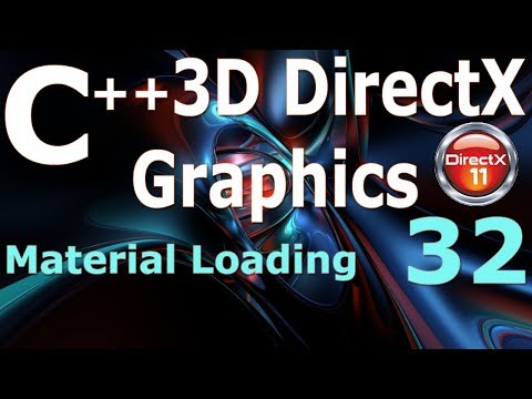 C 3D DirectX Tutorial Material Loading