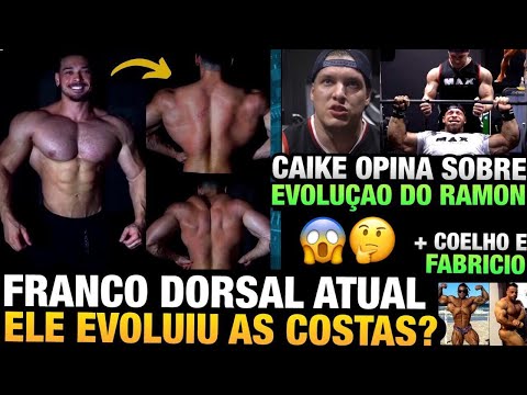 FRANCO MOSTRA DORSAL ATUAL - RAMON EVOLUINDO E CAIKE ELOGIA - FABRICIO E COELHO INCRIVEIS E MAIS