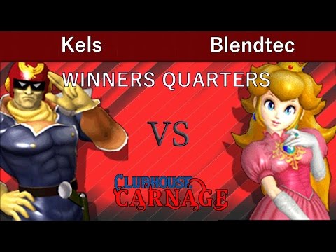 Clubhouse Carnage Melee  WINNERS QUARTERS - Kels (Captain Falcon) vs Blendtec (Peach)