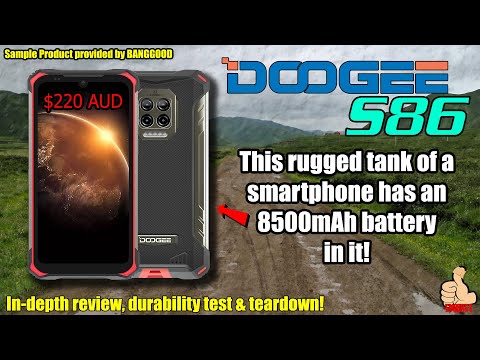 The DOOGEE S86 - A Rugged Tank of a Smartphone that has an 8500mAh Battery in it! In-Depth Review