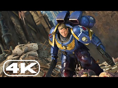 Gadriel VS Tyranid Beasts Fight Scene | Warhammer 40K: Space Marine 2 (4K)