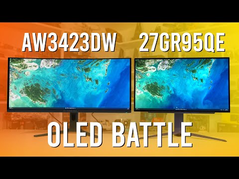 LG 27GR95QE vs Alienware AW3423DW vs AW3423DWF