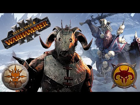 Elite Beastmen Build! Beastmen vs Norsca - Total War Warhammer 3