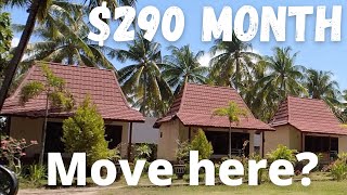Move Here? $290 Month Rent + Street Food, Cafes, Shops, Kuta Beach Lombok Indonesia