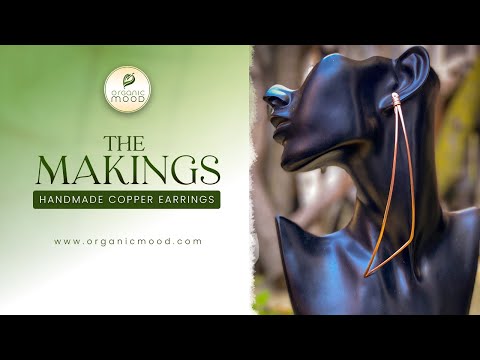 The Making: Step-By-Step Process to Make Copper Earrings