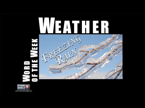 How does freezing rain form? | Weather Word of the Week