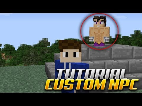 REVIEW y TUTORIAL del **CUSTOM NPC'S MOD** - Minecraft 1.12.2